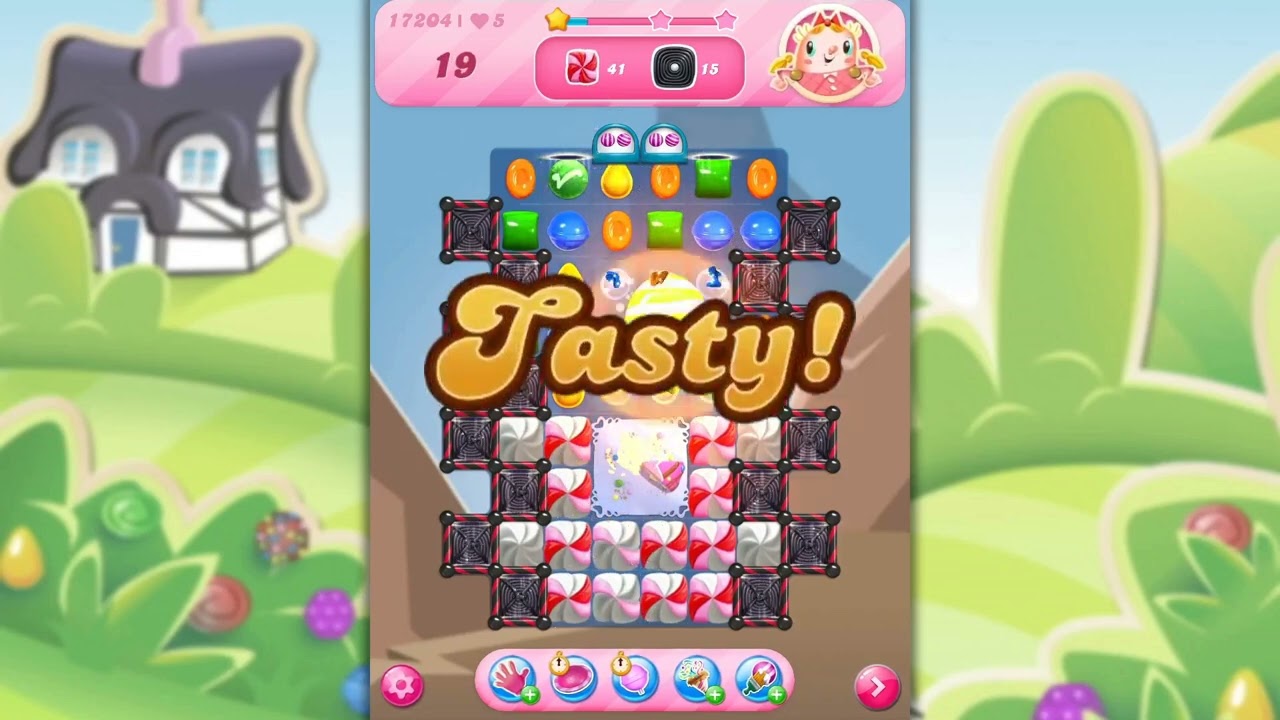Уровень 17204 игры Candy Crush Saga