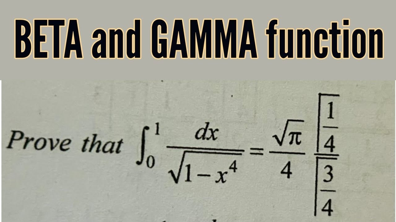 #8 Beta function and its properties #bscmaths #bscphysics #education ...