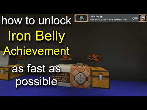 Minecraft Bedrock - Iron Belly Achievement Guide