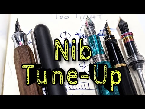 Nib Tuning Fountain Pen Nib Adjustment 