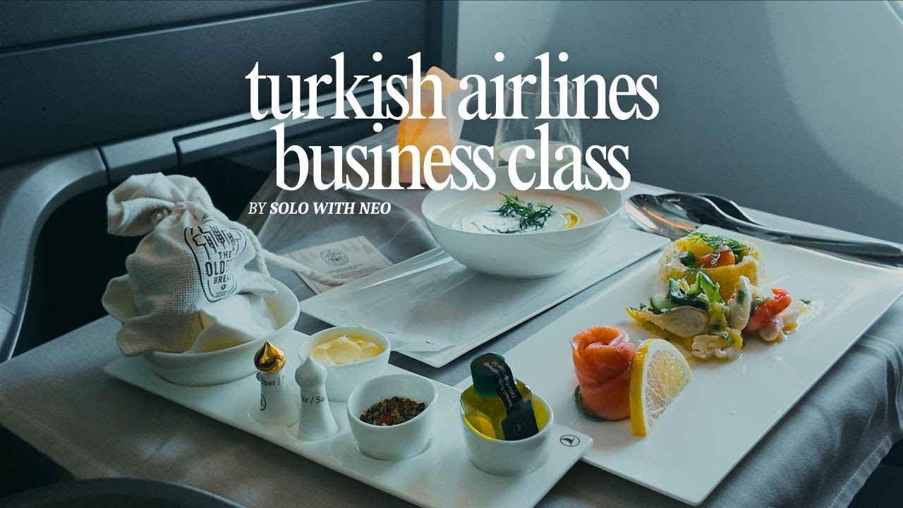 $4,000 buffet in the sky | 10 hours with turkish airlines business class A350-900
