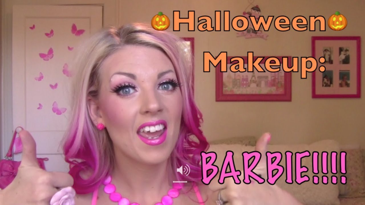 HALLOWEEN MAKEUP Barbie!!! YouTube