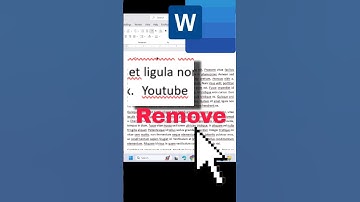 How to Remove Red Underline in MS Word (Easy Fix) #shorts #msword #tricks #asmr