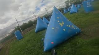 Kingsmen Playing in the Madcow Paintball's - Farmball Tournament 5-4-24