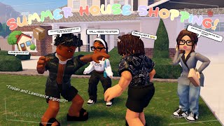 SUMMER HOUSE SHOPPING! *chaos, Tristan and Lawerence argued?!* | BERRY AVENUE ROLEPLAY *Roblox Rp!*