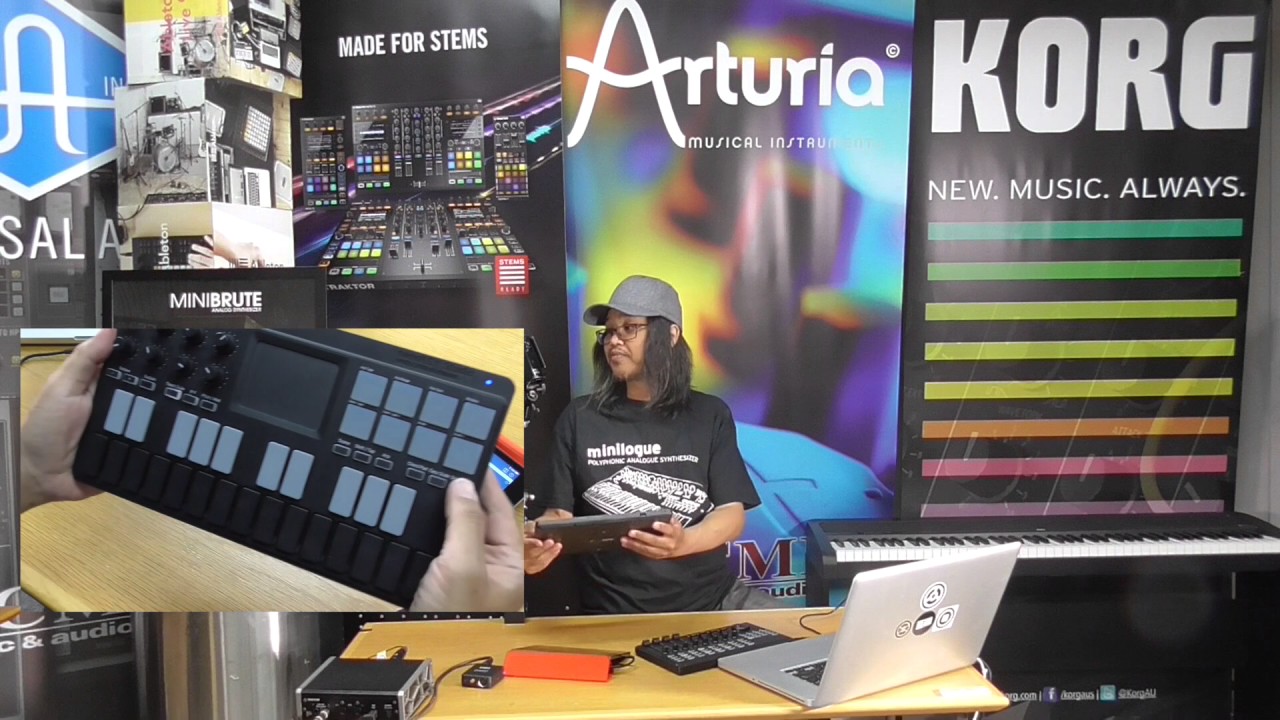 KORG: nanoKONTROL Studio & nanoKEY Studio walk through - YouTube