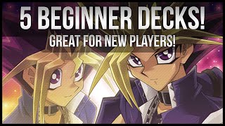Top 5 Beginner Yu-Gi-Oh Decks! | Advice