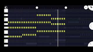 How To Make A Catchy 😱 Trap Beat On Fl studio mobile 📲