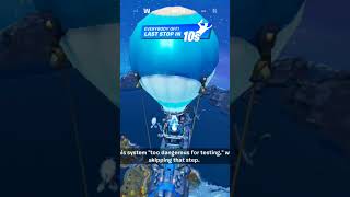 First Time On Fortunite