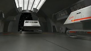 TOS ENTERPRISE SHUTTLE BAY AMBIENCE / RELAXING HANGAR DECK HUM, CREW COMS / STAR TREK SCIFI ASMR