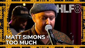 Matt Simons speelt nieuwste nummer | HLF8