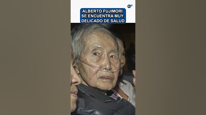 Alberto Fujimori se encuentra muy delicado de salud #albertofujimori #keikofujimori #salud