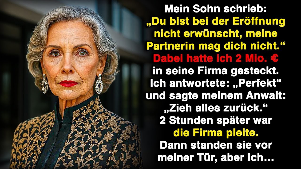 Mein Sohn: „Mama, meine Partnerin mag dich nicht. Kurz gesagt: Du bist hier nicht willkommen.“