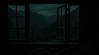 Soft Rain in the Outside at the Bedroom Window | Warm Night Atmosphere to Fall Asleep Fast screenshot 2