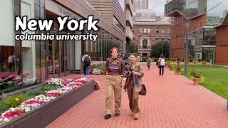 Walking New York City 4k  Columbia University, Ivy League Campus Tour