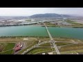 木曽揖斐長良三川　空撮