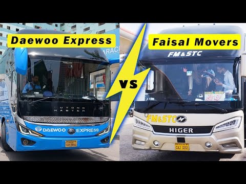 Daewoo Express Luxury Bus VS Faisal Movers Which Bus Should You Choose