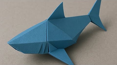 How to Make Easy Shark Origami | Easy Origami