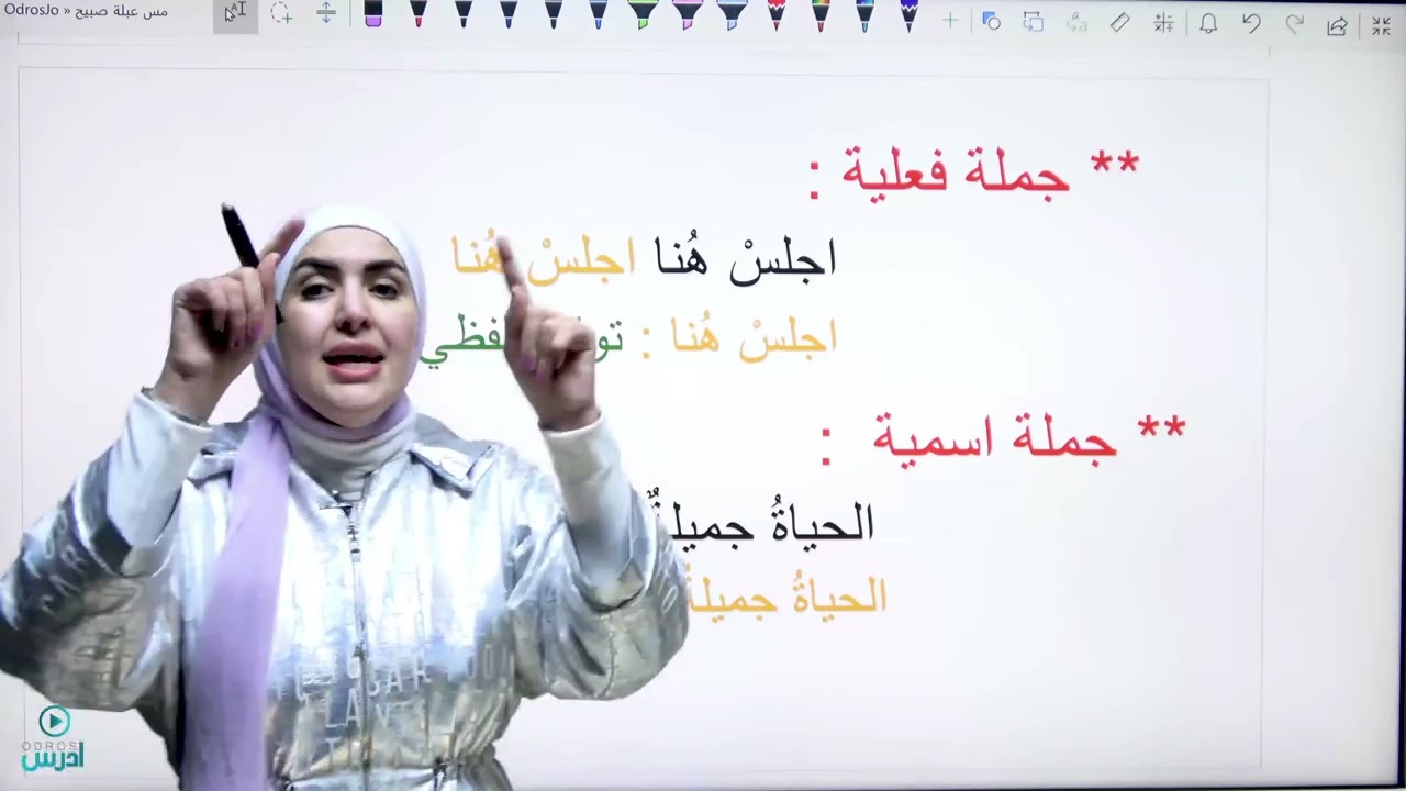 الصف التاسع ⚘️⚘️التوكيد اللفظي 😇😇