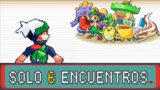 Pokémon ESMERALDA pero SOLO tengo 6 ENCUENTROS