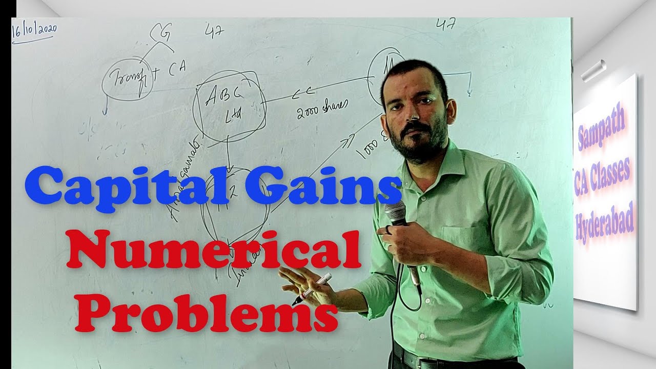 Capital Gains | ICAI illustrations | Numerical problems | Direct Taxes November 2020|Telugu lectures