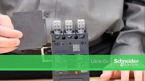 Installing Power Distribution Connectors on PowerPact B Breakers | Schneider Electric Support