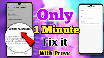settings keeps stopping problem mi | how to fix bug report in mi phone without factory reset