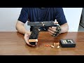 Glock auto shell ejection blowback toy gun unboxing 2022