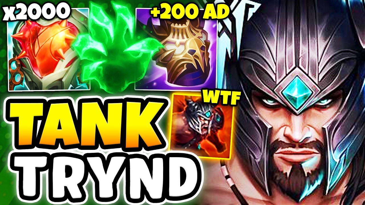 WHY THIS TANK TRYNDAMERE BUILD IS ACTUALLY 200 IQ! (CRAZY BACKDOOR ENDING)