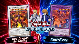 Red Dragon Archfiend VS Red-Eyes #YuGiOh #DuelLinks #SpeedDuel 