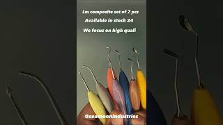 LM composite set of 7 pcs #dentalinstruments #dental #dentaltools #dental manufacture
