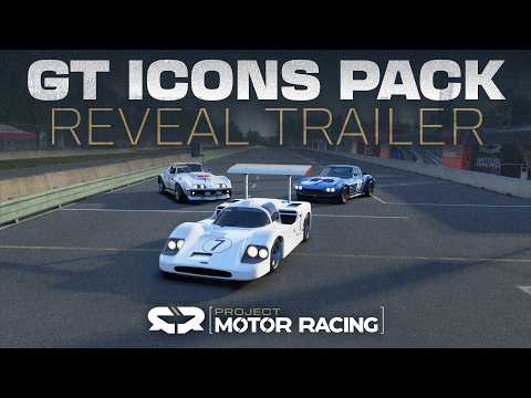 《Project Motor Racing（ 프로젝트 모터 레이싱）》「GT Icons Pack」트레일러