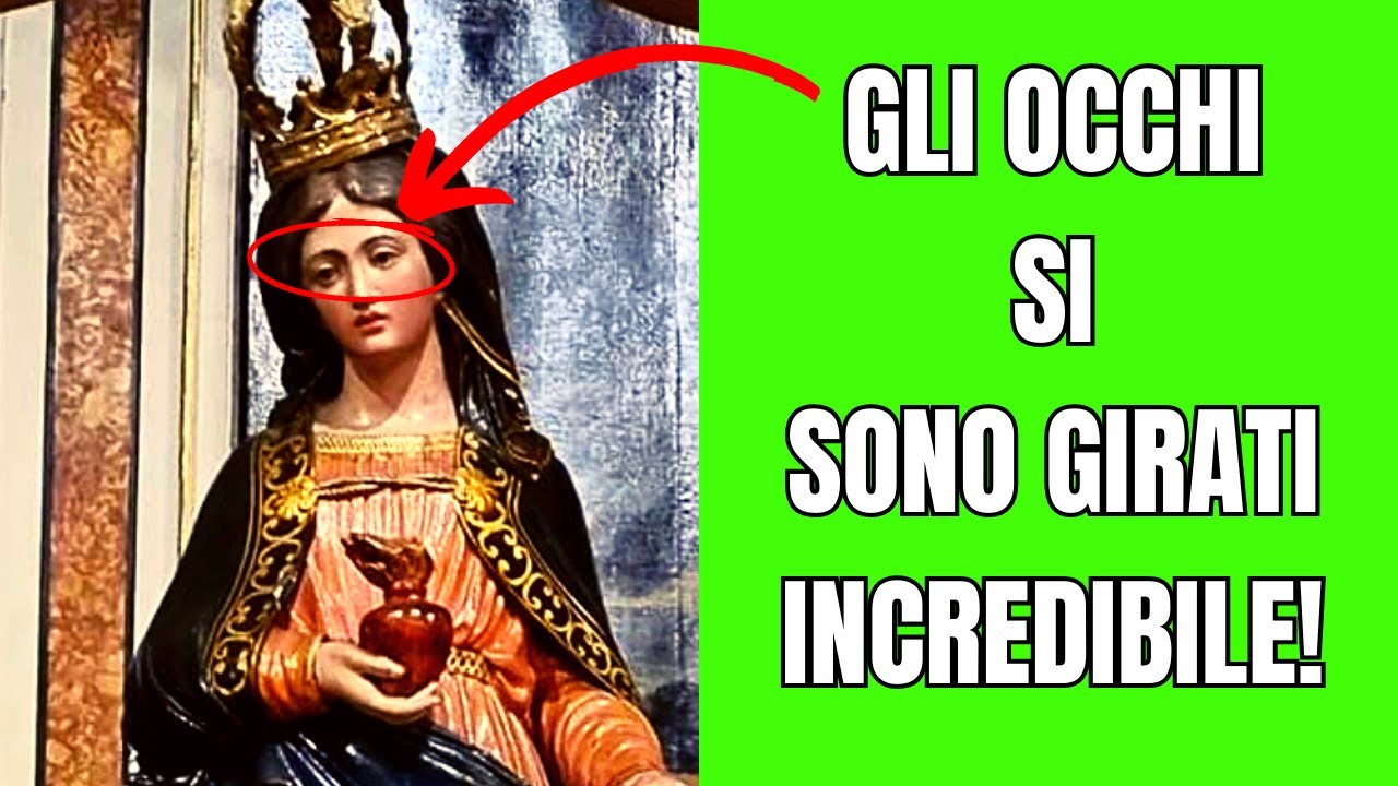 STORIA STRAORDINARIA: Gli occhi della Madonna Miracolosa di Taggia si