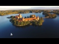 Trakai Island Castle, Drone Footage