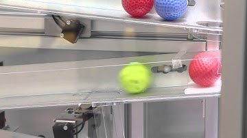 High Speed Color Sorting Demonstration1 - SANMOTION Model No PB Closed Loop Stepping Systems