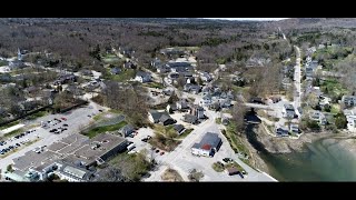 Blue Hill - Maine As The Crow Flies - (Drone Video)