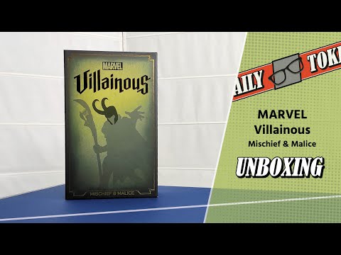 Marvel Villainous / Mischief & Malice: Loki, M.O.D.O.K y Madame Máscara - Unboxing
