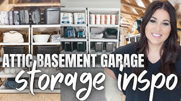 DREAM ATTIC STORAGE + ORGANIZATION SYSTEM | 2024 HUGE ATTIC ORGANIZE WITH ME | STORAGE GOALS 2024