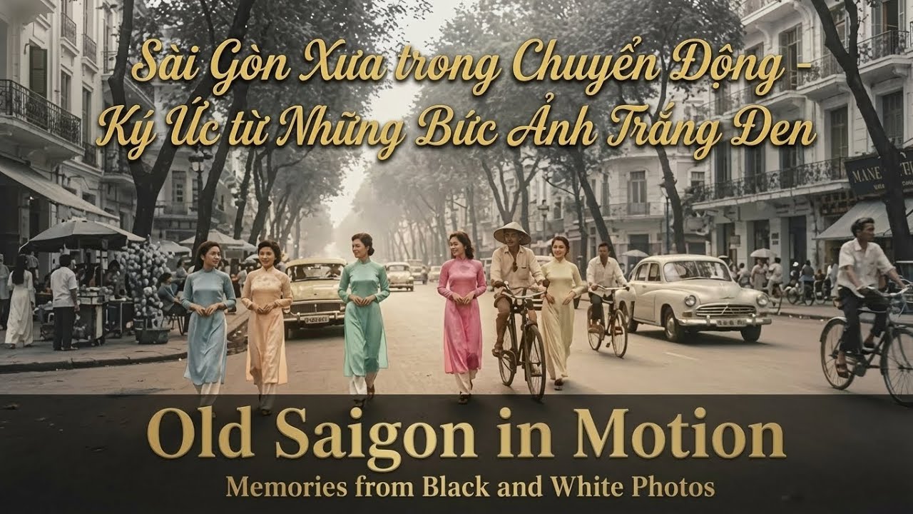 You’ve Never Seen Old Saigon Like This Before (AI Restored to Life)