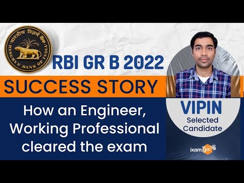 RBI Grade B 2022 Selections | Success Story | Selected Candidate Vipin Tyagi