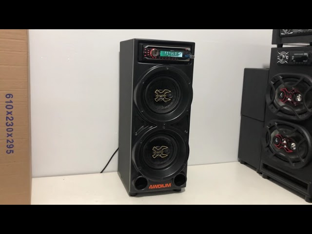 Caixa de som AW 570T com CD Player. - YouTube