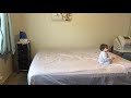 9 months old baby not falling from bed test