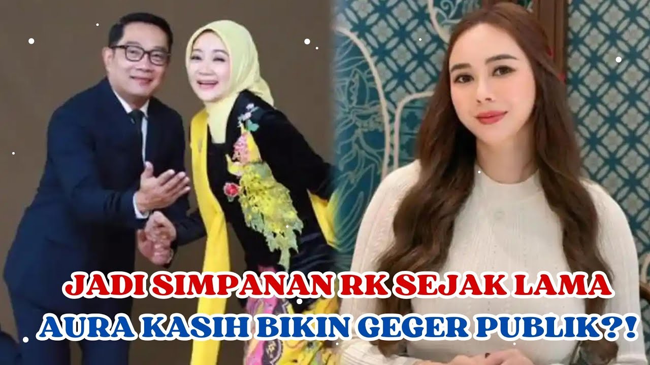 AURA KASIH DIDUGA JADI SIMPANAN RIDWAN KAMIL, ATALIYA PRATIYA MAKIN YAKIN BERCERAI‼️