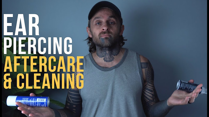 Ear Piercing Aftercare & Cleaning | UrbanBodyJewelry.com