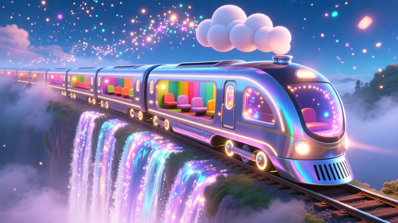 Baby’s Magical Train Ride 🚂✨ | Fun Learning & Play for Kids | Toddler Adventure Video