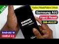 Samsung galaxy a02 hard reset  samsung a02 sma022f factory resetpinpattern unlock without pc 