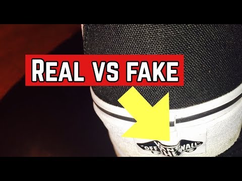 vans original and fake