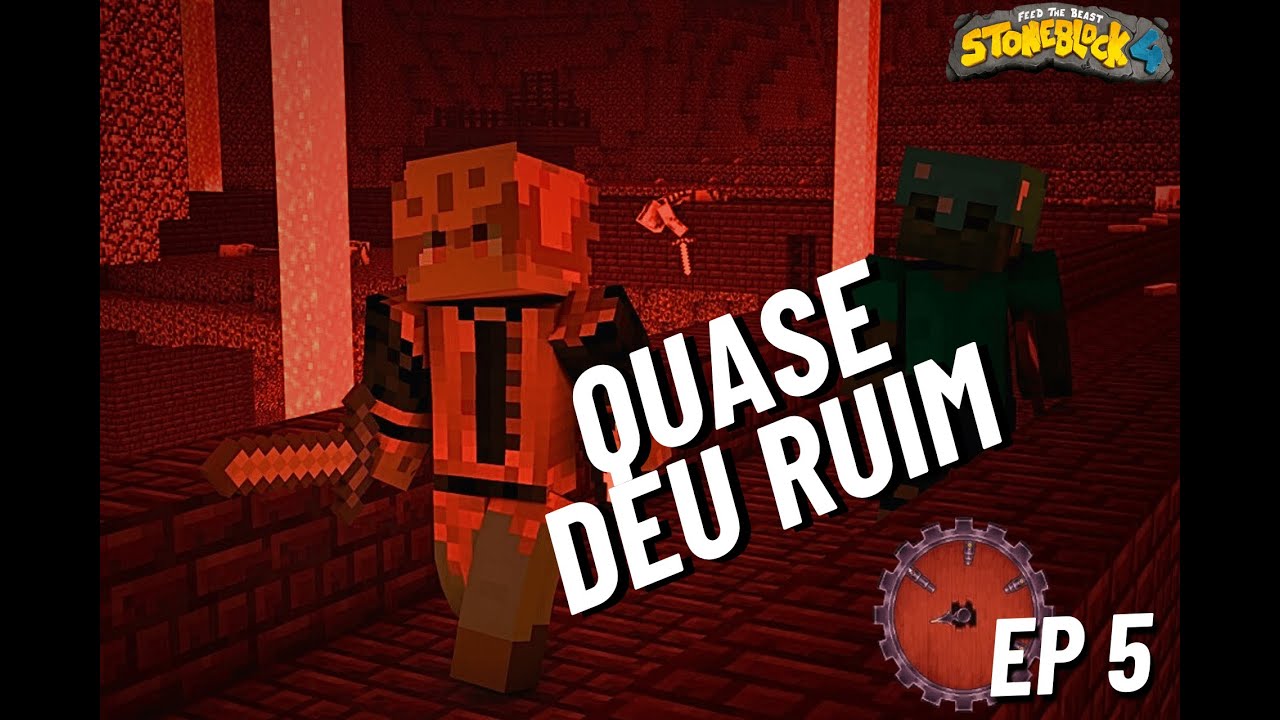 Um Passo Errado e Era Fim | FTB Stoneblock 4 #5