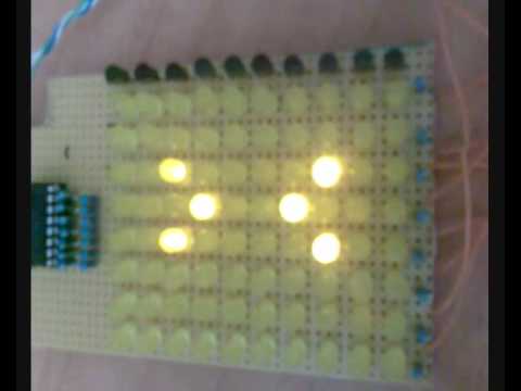 John Conway's Game of Life on 8x10 LED matrix