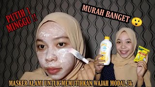 MASKER SUSU DANCOW & BEDAK BAYI LANGSUNG PUTIH, MULUSS WAJIB COBAIN !!